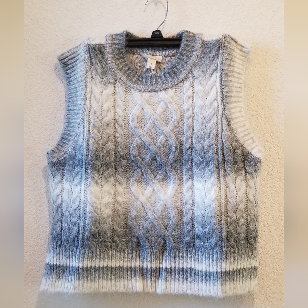 Grey Ombre Vest